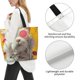thumbnail image 3 of Fotbe Floral Sunglasses Cat Art Bolsa Tote Estética de Lona con Estampado para Mujer - Bolsa Reutilizable de Hombro Casual para Vacaciones, Compras, Trabajo y Gimnasio, 3 of 8
