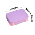 thumbnail image 2 of Boîte À Lunch Compatible Micro-Ondes,Double Compartiment,Conservation Stéréoscopique Des Aliments,Pour Les Employés De Bureau,En Acier Inoxydable,Pour Les Voyages,Rangement Facile, 2 of 7
