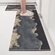 thumbnail image 4 of Alfombrilla de cuero para cocina, resistente a la suciedad, duradera, lavable, lavable y no lavable, resistente a la suciedad, alfombra de área grande, 4 of 5