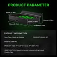 thumbnail image 3 of Desk Decor Head up Display Car S Digital Speedometer Car Truck Motorcycle Head up Display Odometer Hud Mph Car Tools Accessory Desktop Ornament Desk Decor Figurine Easter Desk Decoration Tabletop Hom, 3 of 9