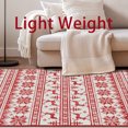 thumbnail image 4 of KUETH 6X9 Area Rugs Christmas Rug, Machine Washable Rug, Christmas Area Rugs for Livingroom, Ultra-thin Printed Christmas Rugs Decor, Non Slip Runner Rug, Low Pile for Bedroom, 4 of 6