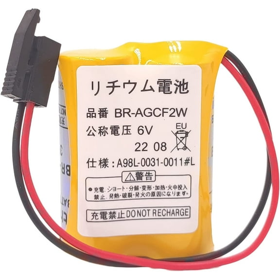 Replacement Battery for GE BR-AGCF2W A06B-6093-K001 A98L-0031-0011 L Fanuc A98L-0031-0011 L