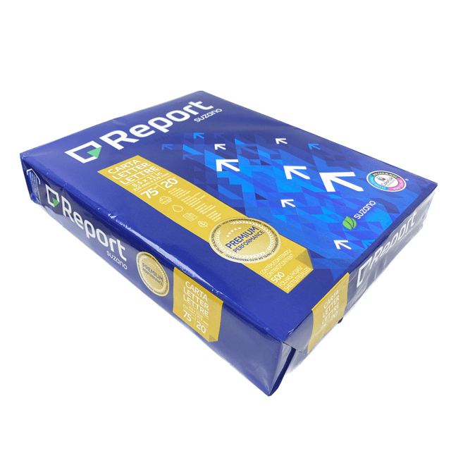 Report Printing Paper 500 Sheets Per Pack - 8.5" x 11" (10 Packs)