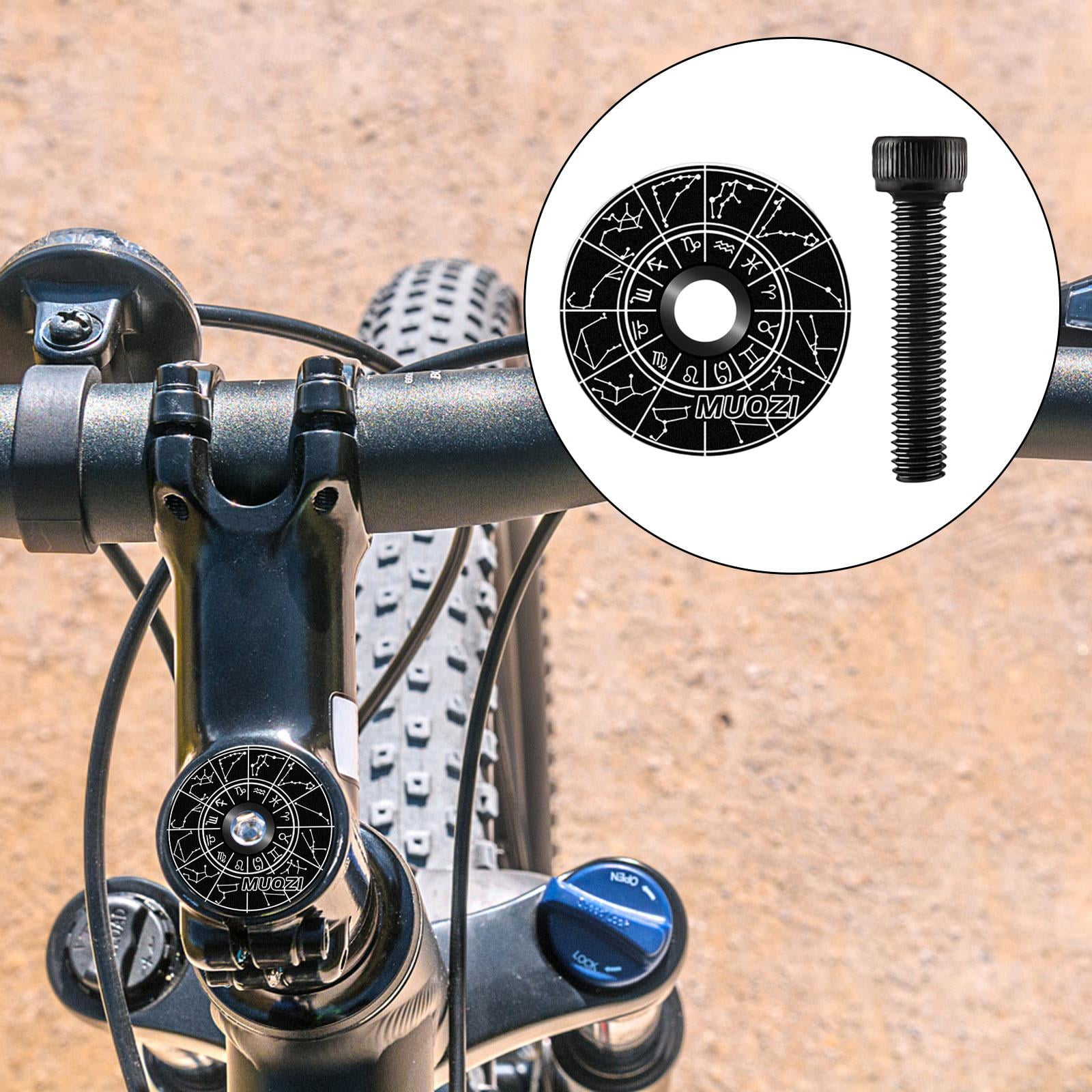 Headset Stem Top Cap and Bolt Bike Headset Top Cap Lightweight Metal Cover Components Part Bike Headset Caps for Cycling Accessories Constellation Black Walmart