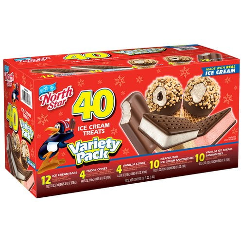 Ice Cream Specialties North Star Ice Cream Treats, 40 ea