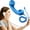 Blue, variant on Retro Phone for Cell Phone, Vintage 90s Style Wired Phone with Built for Calls & Video Chats