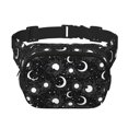 thumbnail image 1 of Disketp Crescent and Stars Riñonera de Doble Capa, Bolsa de Cintura Ajustable para Viajes, Correr y Senderismo, Riñonera Ligera para Hombre y Mujer, 1 of 9