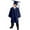 Navy-1, variant on Grad Gown Kids Graduation Cap and Gown with Tassel Outfits Set Graduation Gift for Boys 7-8 Years