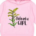thumbnail image 3 of Inktastic Nebraska Girl Goldenrod Flower Toddler Hoodie, 3 of 4