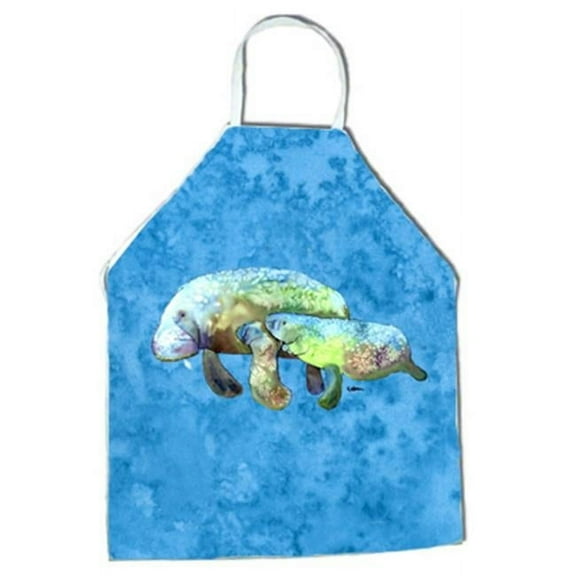 Carolines Treasures 8660APRON 27 x 31 in. Manatee Apron