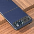 thumbnail image 6 of SaniMore for Motorola Razr 40 (6.9" 2023) Case, Weai-resistant Durable PU Leather Skin Shockproof Drop Resistant Anti-scratch PC Backplane Slim Lightweight Cover for Motorola Razr 40, Darkblue, 6 of 6
