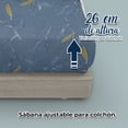 thumbnail image 3 of Juego De Sabanas Individuales Estampadas De Microfibra De Poliester 3 Piezas Diseño Elegante Amplias Textura Suave, 3 of 5