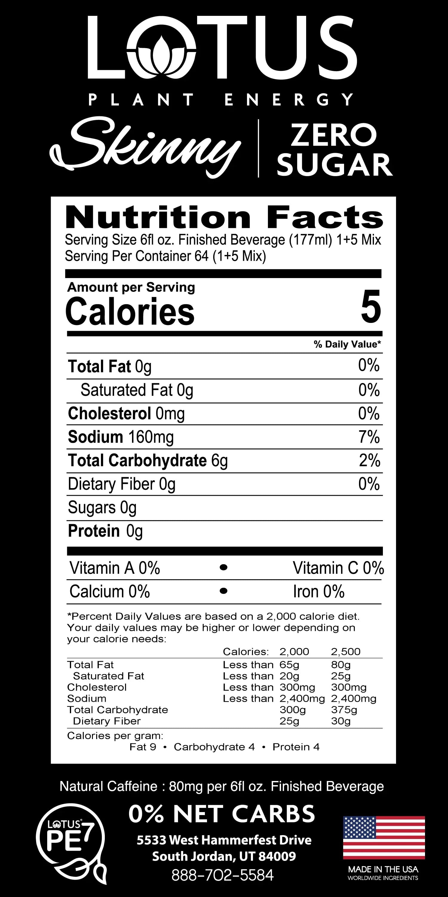 Lotus Plant Power 5:1 Energy Concentrate 64 fl oz (Skinny Pink)