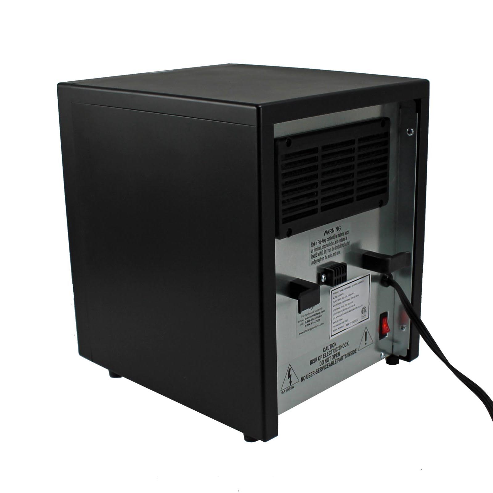 LifeSmart Large Room 1000W Portable Electric Infrared Quartz Room Space  Heater - Walmart.com