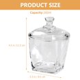 thumbnail image 3 of CNKOO 2 Pcs Glass Candy Jar Butter Small Glass Jar Glass Cookie Jar Glass Container with Lid Little Glass Jar, 3 of 6