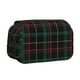 thumbnail image 1 of Disketp Buffalo Plaid Dark Green Estuche de Lápices de Doble Capa con Tapa Abatible y Cremallera, Organizador Escolar para Adolescentes y Adultos, 1 of 7