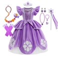 thumbnail image 2 of Disfraz de Sofía para niñas, primer vestido de princesa para fiesta de cumpleaños, vestidos de graduación Fivean unisex, 2 of 2