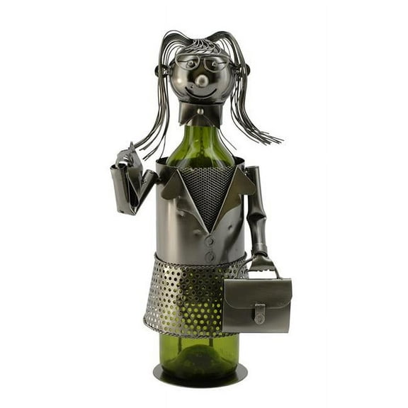 Three Star Import & Export ZB1010 Wine Bottle Holder, Business Lady
