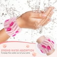 thumbnail image 4 of 2PCS Face Washing Wristbands, Wrist Bands for Washing Face Wrist Spa Washband Absorbent Wristbands Towel Scrunchies Wrist Sweatband Wash Bands Prevent Liquid from Spilling Down, 4 of 5