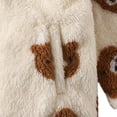 thumbnail image 6 of FchengtaiS Boys Girls Sherpa Fleece Jacket Cute Full Zip up Stand Collar Fuzzy Coat Kids Winter Warm Windproof Plush Outerwear, 6 of 7