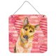 thumbnail image 1 of "Treasures German Shepherd #2 Metal Print, 6h x 6w, Love is a Dog" Caroline's Treasures BB9798DS66, 1 of 1