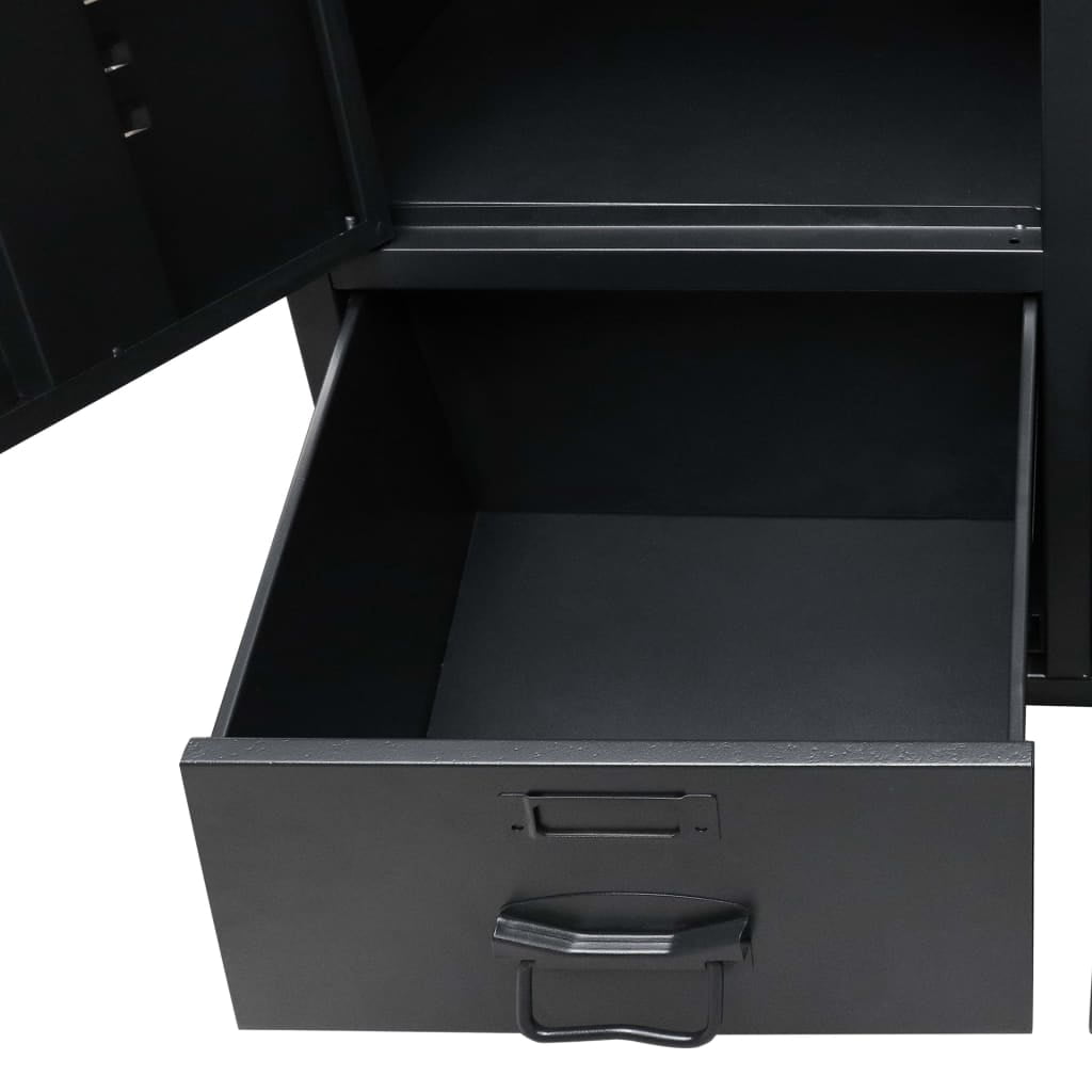 Kepooman Closet Storage Organizer for Office Home, Black Kepooman Closet Storage Organizer for Office Home, Black