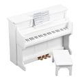 thumbnail image 3 of 1 set de piano en miniatura con puntaje de música de taburetes mini instrumento modelo de muñeca decoración de la casa de muñecas, 3 of 8