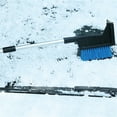 thumbnail image 4 of 31.5'' Ice Scraper and Extendable Snow Brush Emergency Snow Shovel Snow Broom with Grip Snow Scraper for Cars, Trucks, SUVs, Vehicle, 4 of 9