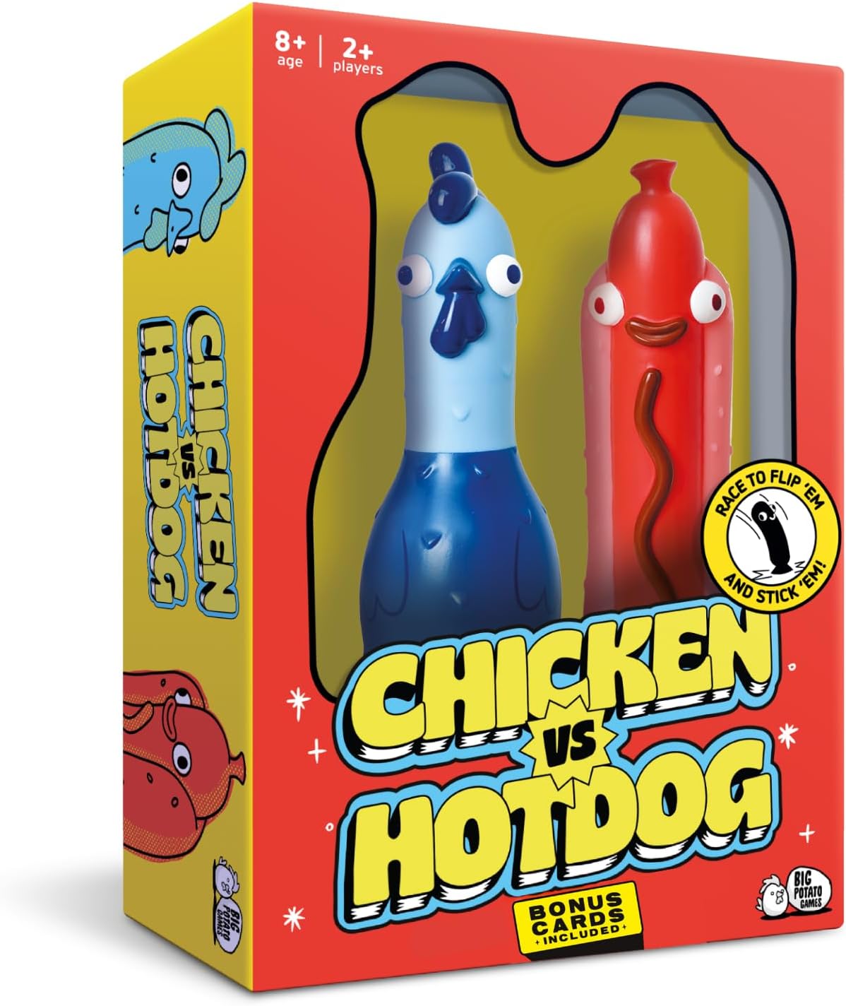 Chicken vs. Hotdog β A Fast-Paced Party Board Game for Kids, Teens, and Adults