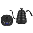 thumbnail image 2 of Electric Coffee Kettle, Black EU Plug Coffee Kettle, Stylish Design Gooseneck Coffee Pot, For Contain Coffee Tea Home Office, 2 of 8