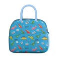 thumbnail image 2 of Womens Blue Cartoon Dinosaurs WordsHearts Pattern Lunch Box for Work,Insulated Lunch Bag for Women,Loncheras Para Mujer,Leakproof Adult Lunch Bag for Work,Beach,Travel,Picnic,Camping, 2 of 7