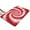 Red White Tie, variant on Dreamy Pastel Wave Pattern Flannel Non Slip Door Rugs,Washable Door Mats Indoor,Decorative Door Mats,Dirt-Resistant and Absorbent Doormat for Entrance,Bedroom,Kitchen,Bathroom,23.5x16in(60x40cm)