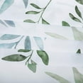 thumbnail image 6 of Green Leaves Shower Curtain, Shower Curtains Set for Bathroom, Waterproof Fabric Bath Curtain with Hooks, 72x84 Inch, Decorative Watercolor Green Leaves Red Cherry, 6 of 6