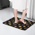 thumbnail image 4 of Black Gold Sun Moon Pattern Flannel Non Slip Door Rugs,Washable Door Mats Indoor,Decorative Door Mats,Dirt-Resistant and Absorbent Doormat for Entrance,Bedroom,Kitchen,Bathroom,31.5x17in(80x43cm), 4 of 4