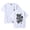 White, variant on Summer Omori Newo Logo Printed T-Shirt Classic Crew Neck Unisex Casual Streetwear Top,Large,Black