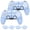Blue, variant on PlayVital RunesEdition Purple Silicone Cover w/ Thumb Grips Touchpad D-pad Area Sticker for ps5 Controller
