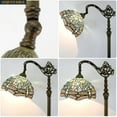 thumbnail image 5 of WERFACTORY 64" Victorian Bronze Antique Floor Lamp with Stained Glass Multicolor Dragonfly Bowl, 5 of 10