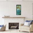 thumbnail image 2 of Stupell Industries Egret Bird Swimming Pond Nature Coastal Painting Black Framed Art Print Wall Art, 2 of 7