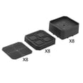 thumbnail image 4 of Elevadores antideslizantes para mueble almohadils para mueble de , elevadores de sofá, antiarañazos , , Negro Doble Capa Yotijar Elevadores de cama, 4 of 10