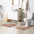 thumbnail image 6 of Yayeee Bath Rug for Bathroom Floor Non Slip Rectangle Fluffy Soft Absorbent Mat, 16"x24", Cityscape Painting, 6 of 7