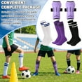 thumbnail image 6 of Hengguang 4 Pcs Soccer Shin Guards Set for Kids - Youth Protective Pads with 3 Pairs Socks, Lightweight Breathable Gear for Boys & Girls Ages 6-14, 6 of 7