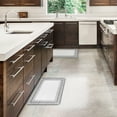thumbnail image 6 of (2 pack) Mainstays Décor Frame Woven Kitchen Mat, Gray, 20" x 32", 6 of 9