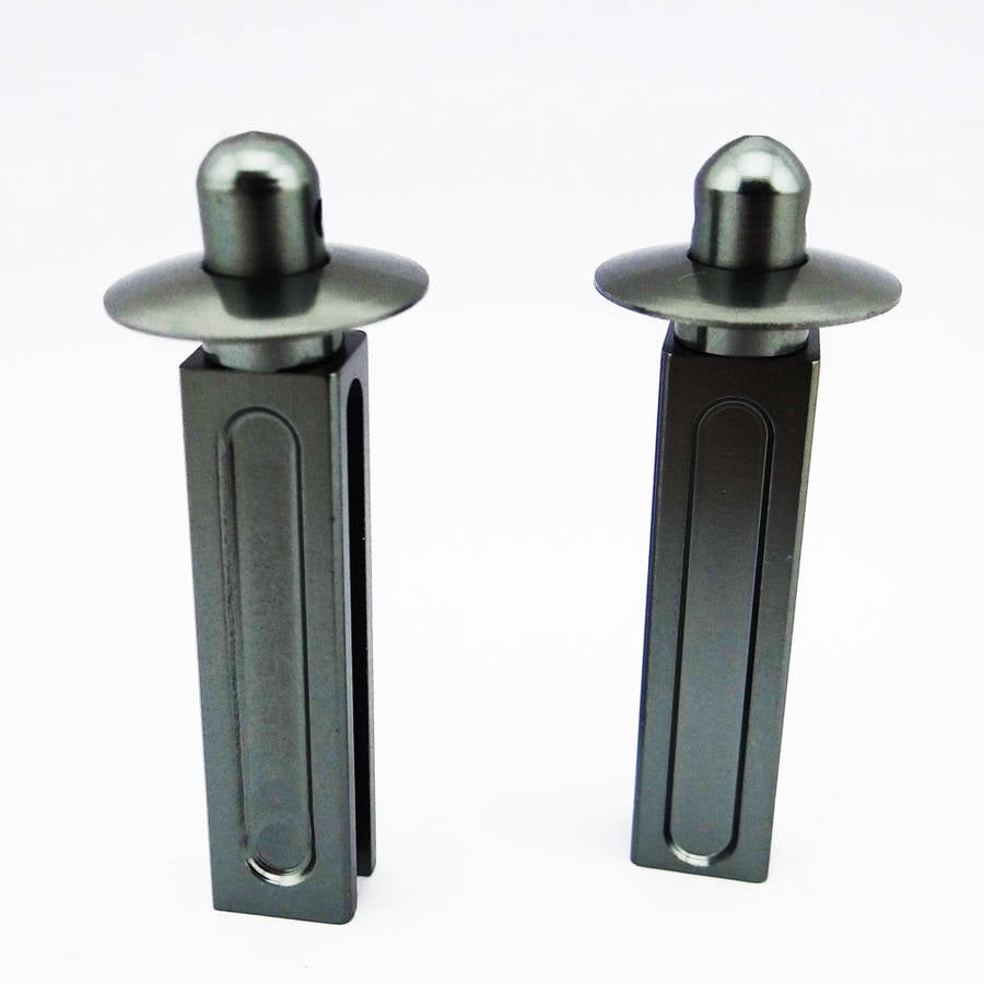Atomik RC Alloy Wing Mount For Traxxas E-Revo 1:10 & Other Models - CNC Machined Grey Aluminum
