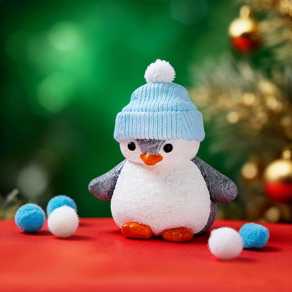 Winter Penguin Taba Squishy Toys for Adults – Cute Stress Relief Fidget Sensory Toys, Soft Silicone Squeeze Gifts for Teens Adults