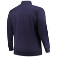 thumbnail image 3 of Men's Profile Navy New England Patriots Big & Tall Fleece Quarter-Zip Jacket, 3 of 4