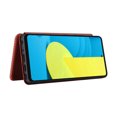 thumbnail image 5 of Case for LG STYLO 7 4G Magnetic Carbon Fiber Leather Folio Flip Case with Card Holder Kickstand, 5 of 5