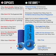 Fat Gripz Pro - The Simple Proven Way to Get Big Biceps & Forearms Fast - Blue (2.25 Inch Outer Diameter - Most Popular)