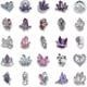 thumbnail image 3 of Pack Of 50 Kawaii Stickers, Scrapbook Stickers, Cartoon Stickers, Aesthetic Stickers,girls Stickersstyle 2, 3 of 5