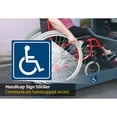 thumbnail image 3 of BIBABLYKE 10Pcs Handicap / Disabled Wheelchair Accessible Sign Sticker 3''/4'' Durable Adhesive Scratch Resistant Waterproof, 3 of 8