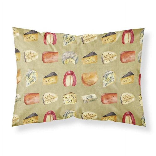 Carolines Treasures BB5199PILLOWCASE Cheeses Fabric Standard Pillowcase